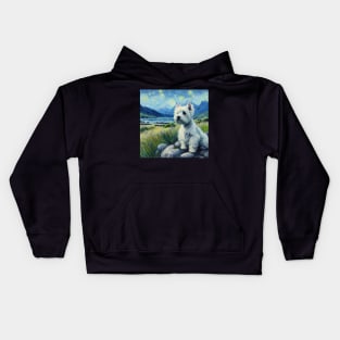 A Westie’s Reverie Kids Hoodie